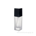 Frosted Square Glass Essential Oil Bottle